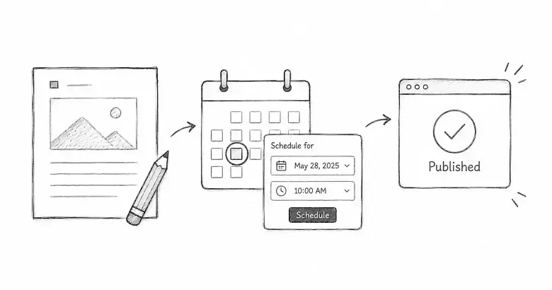 Article scheduling